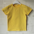 Kids Blank Plain T-shirts Short Sleeves Soft Cotton With Good Quality